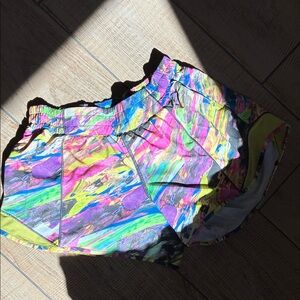 Colorful Abstract Athletic Shorts - Lululemon